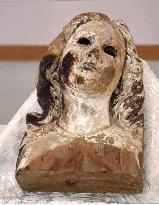 A-bombed statue of Virgin Mary shown at culture festival